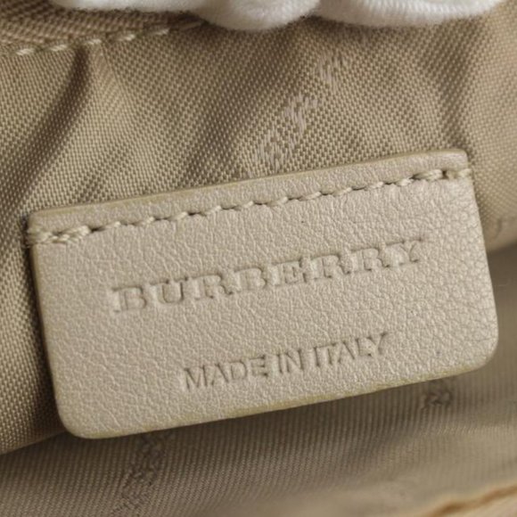 Burberry Ivory Check Embossed Toiletry Cosmetic Pouch 1220b46 - Picture 3 of 12
